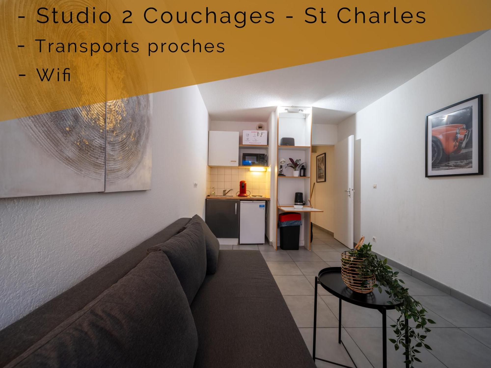 Equipe A 6min De La Gare St Charles Апартаменты Марсель